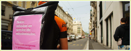 Suisse : des coursiers à vélo qui livrent des préservatifs