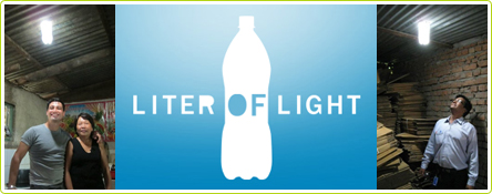 Faire un puit de lumière grâce à une bouteille d'eau et de la javelle
