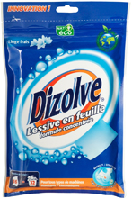 Dizolve : la lessive en feuilles