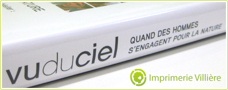 Ce livre Vu du ciel est offert par l'imprimerie Villière