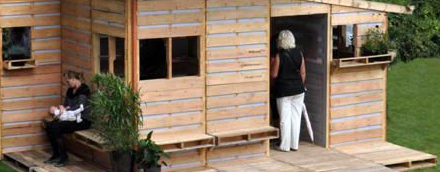 The pallet house : un prototype de maison en palettes