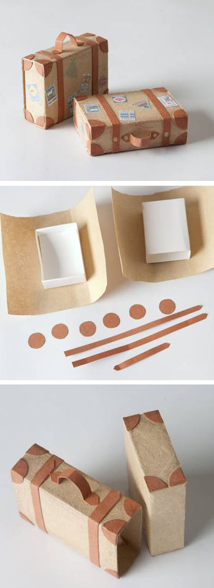 Du papier craft, quelques morceaux de cartons... et vous avez un emballage cadeau tout à fait original, écologique et stylisé !