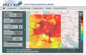 La pollution en France en janvier 2017