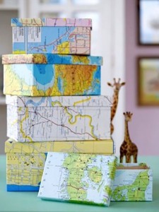 emballage cadeau recyclage carte