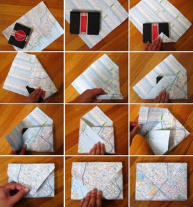 tutoriel de pliage d'une enveloppe